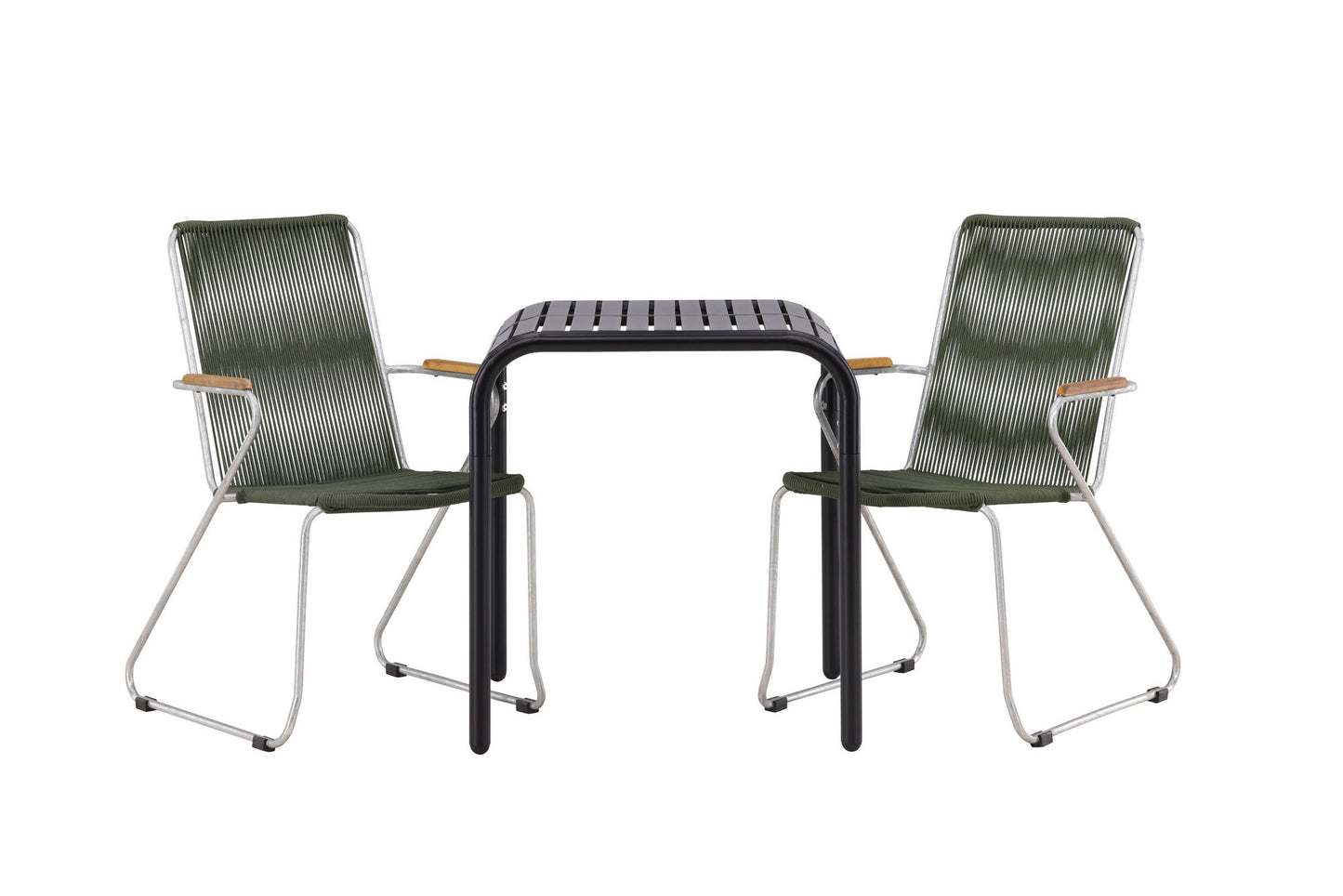 Venture Home Borneo Table with 2 Bois Chairs