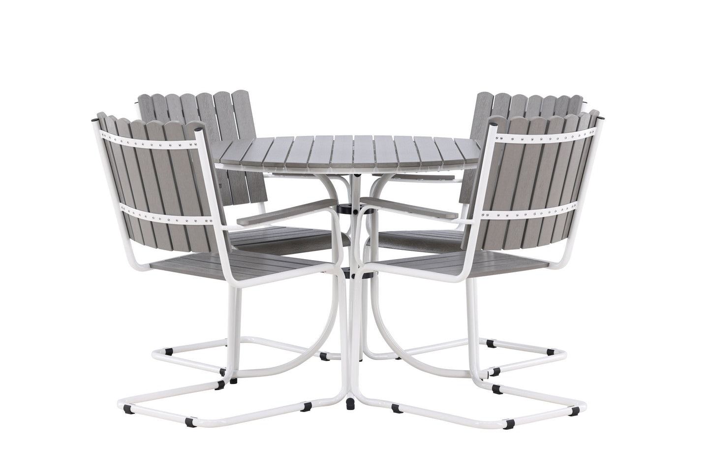Venture Home Holmsund Dining Set - White / Gray Aintwood