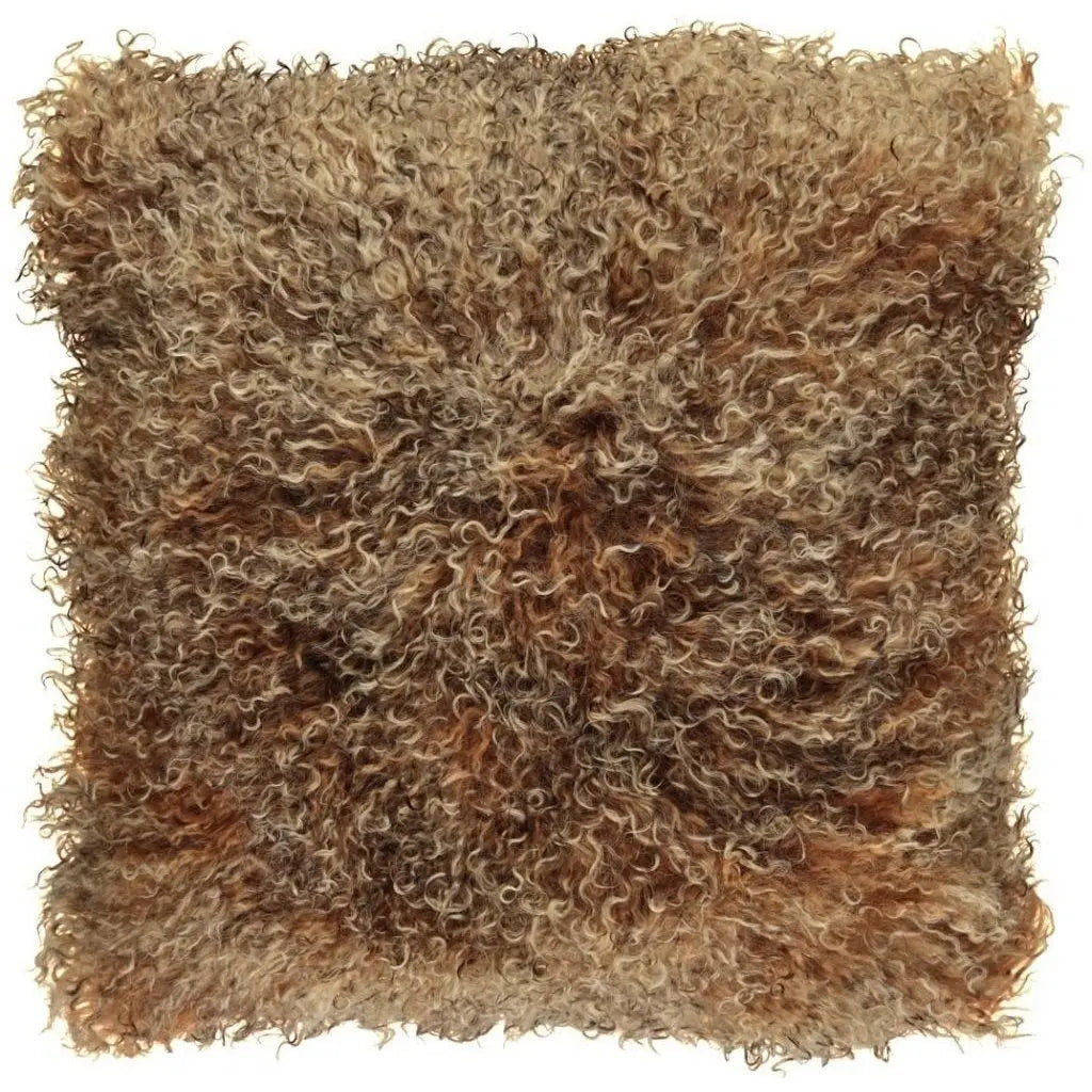 NC | Interior Pillow | 40x40 cm | Tibetan Sheepskin | Double sided