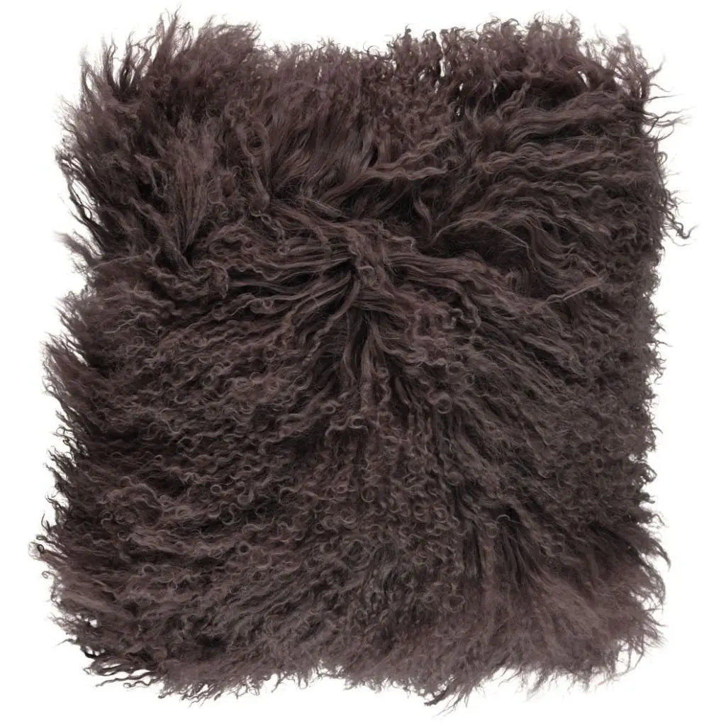 NC | Interior Pillow | 40x40 cm | Tibetan Sheepskin | Double sided