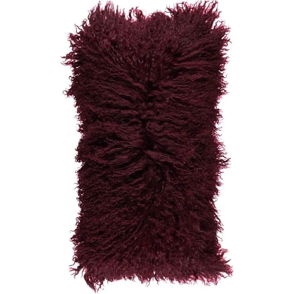 NC | Interior Sheepskin cushion | 28x56 cm | Tibetan sheepskin