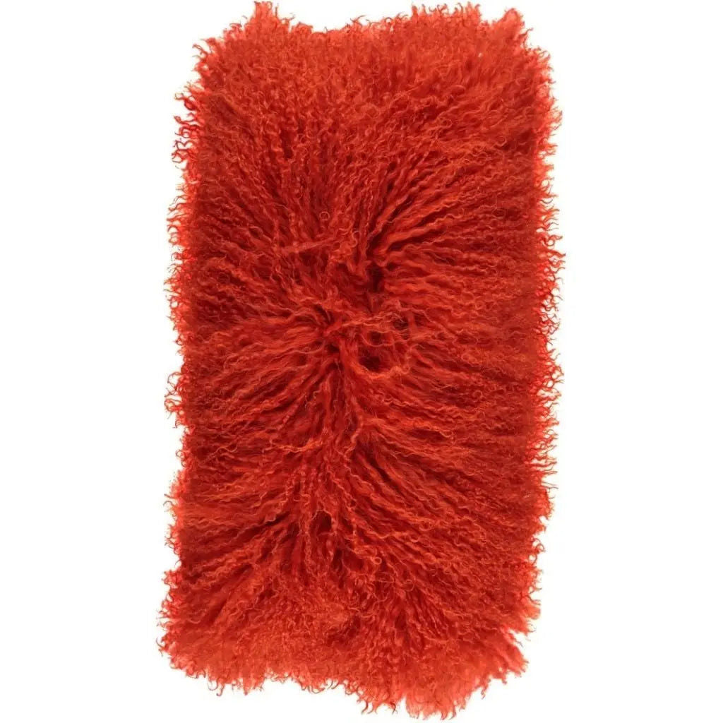 NC | Interior Sheepskin cushion | 28x56 cm | Tibetan sheepskin
