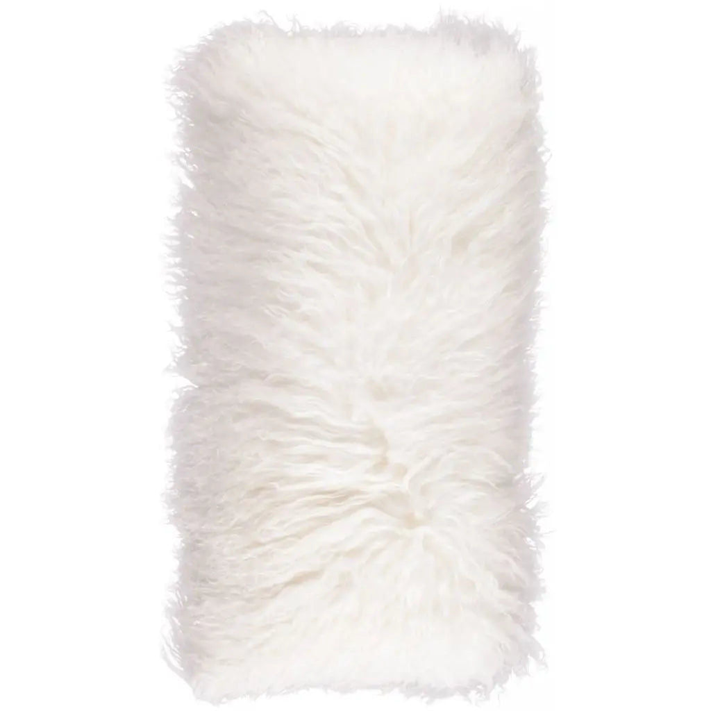 NC | Interior Sheepskin cushion | 28x56 cm | Tibetan sheepskin