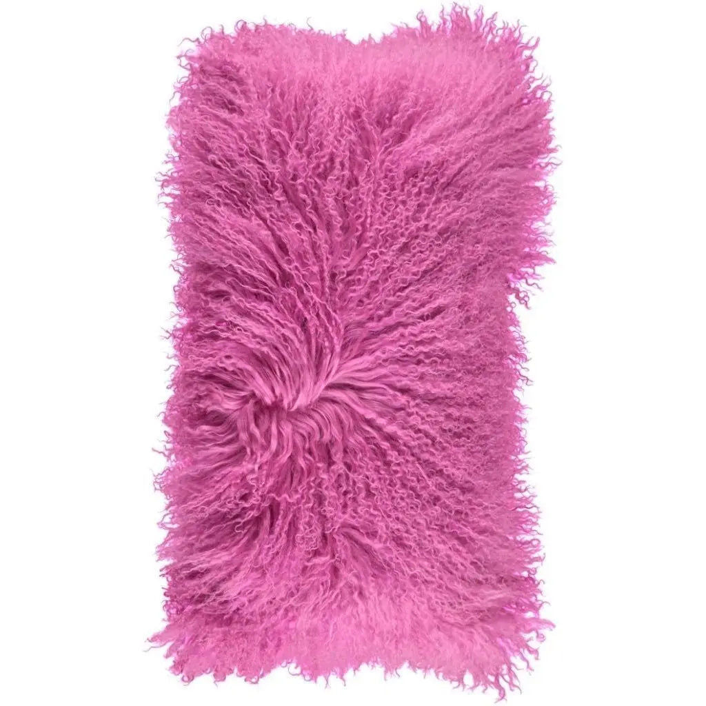 NC | Interior Sheepskin cushion | 28x56 cm | Tibetan sheepskin