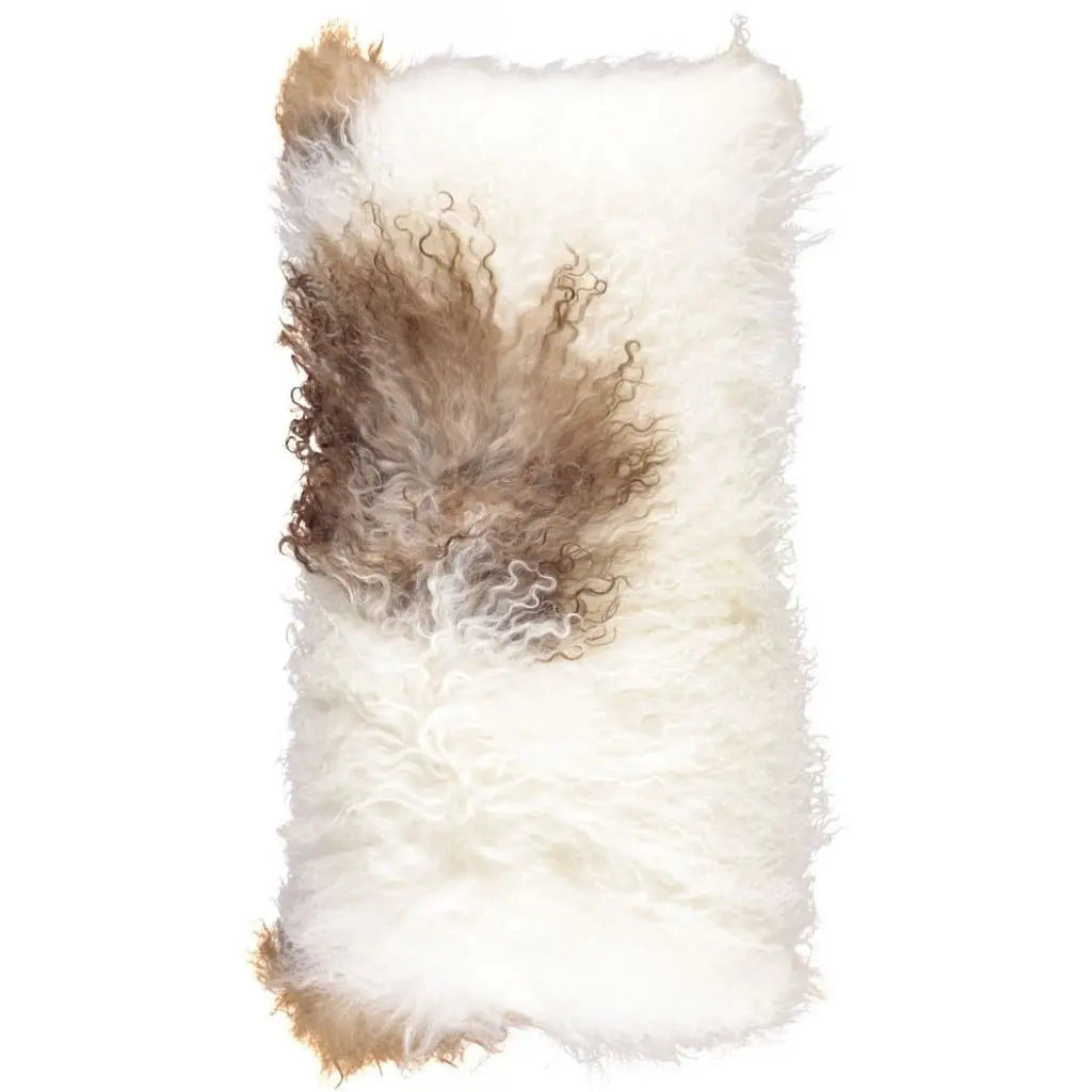 NC | Interior Sheepskin cushion | 28x56 cm | Tibetan sheepskin