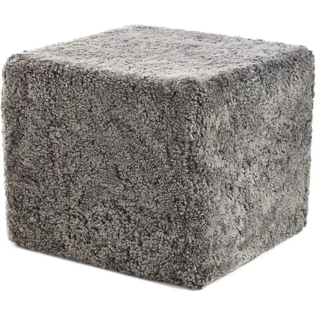 NC Interior Pouffe Sheepskin New Zealand