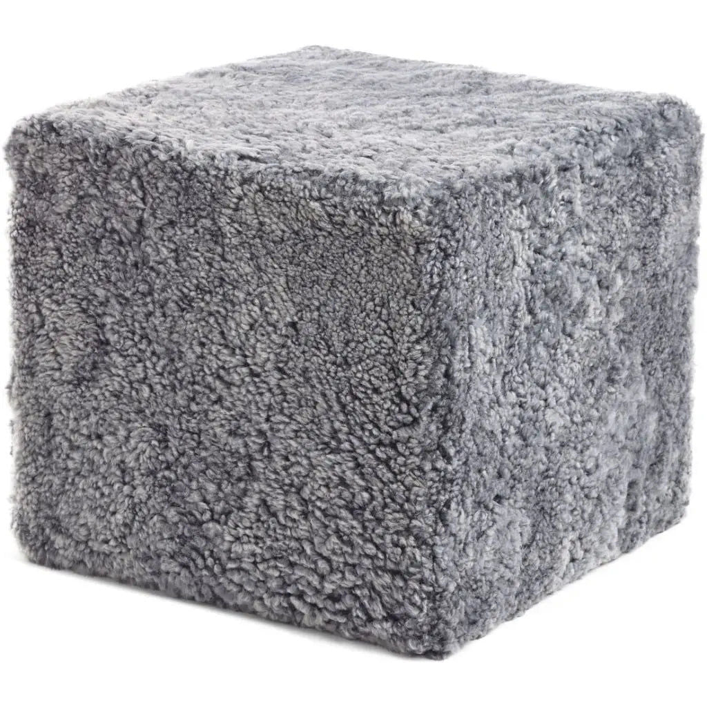 NC Interior Pouffe Sheepskin New Zealand