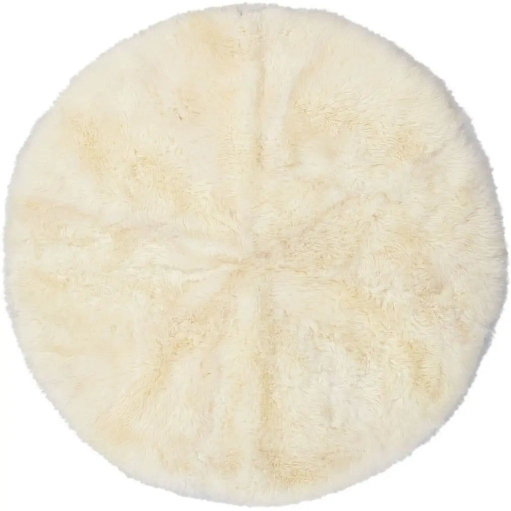 NC Interior Round Design Rug New Zealand Long Pile