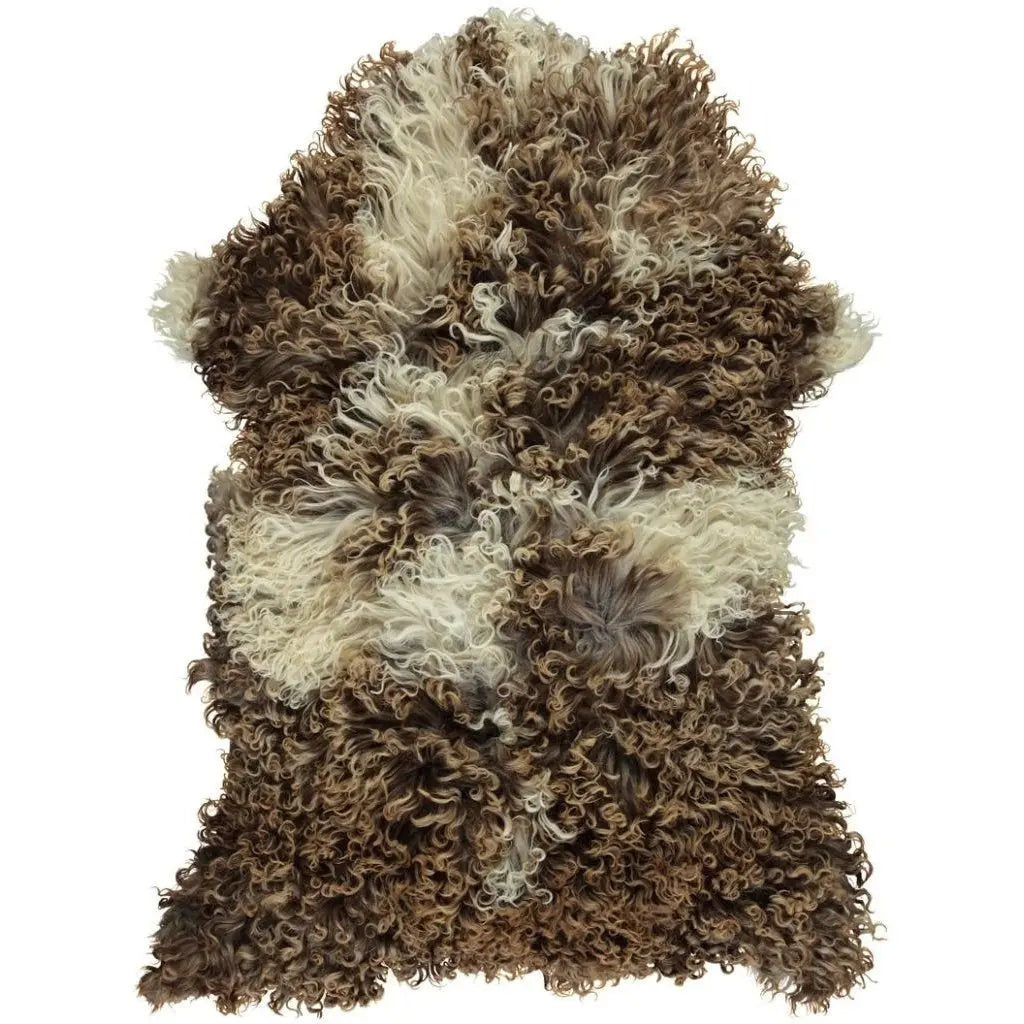 NC Interior Austrian Sheepskin Curly long hair