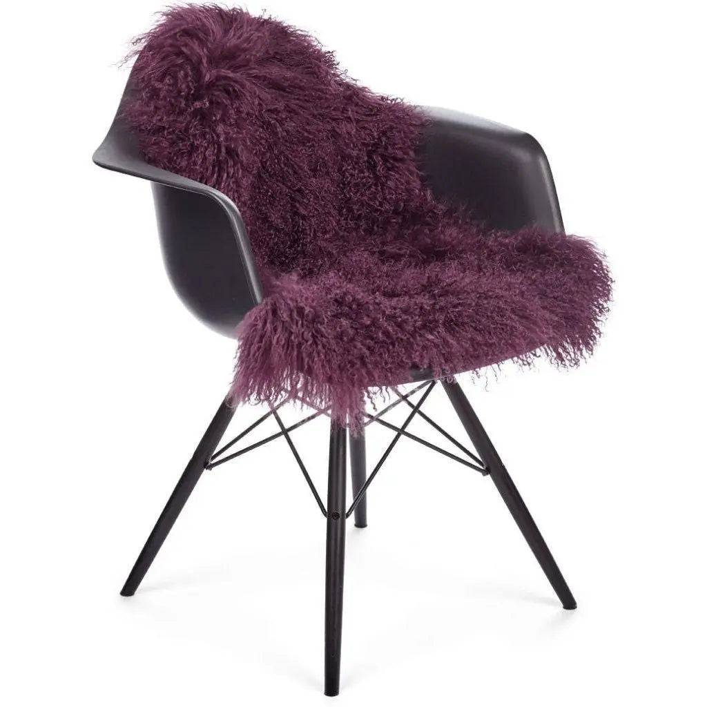NC Interior Tibetan Sheepskin Long curly fringe