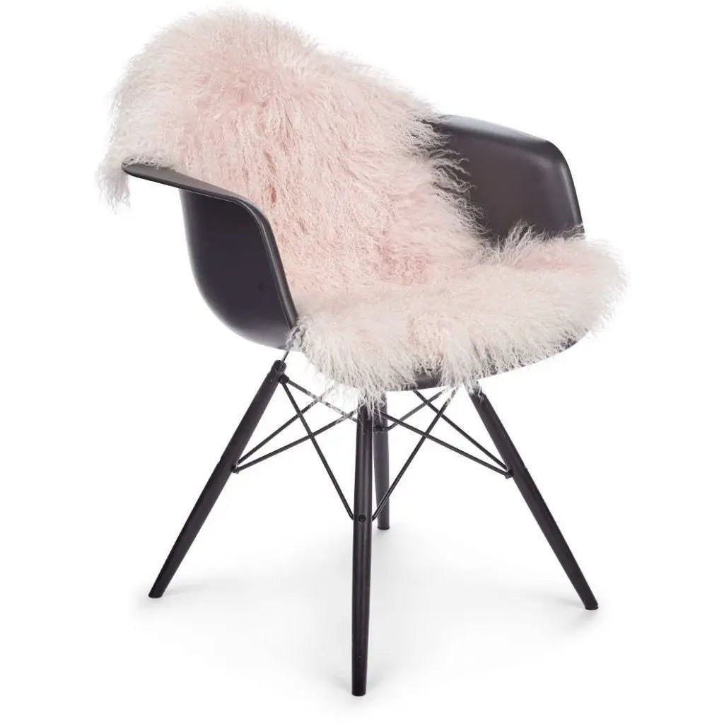 NC Interior Tibetan Sheepskin Long curly fringe