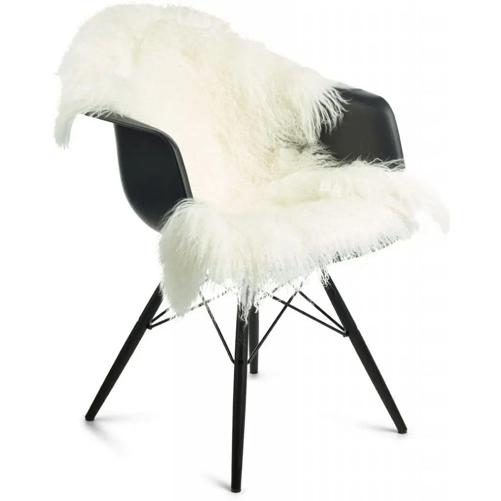 NC Interior Tibetan Sheepskin Long curly fringe