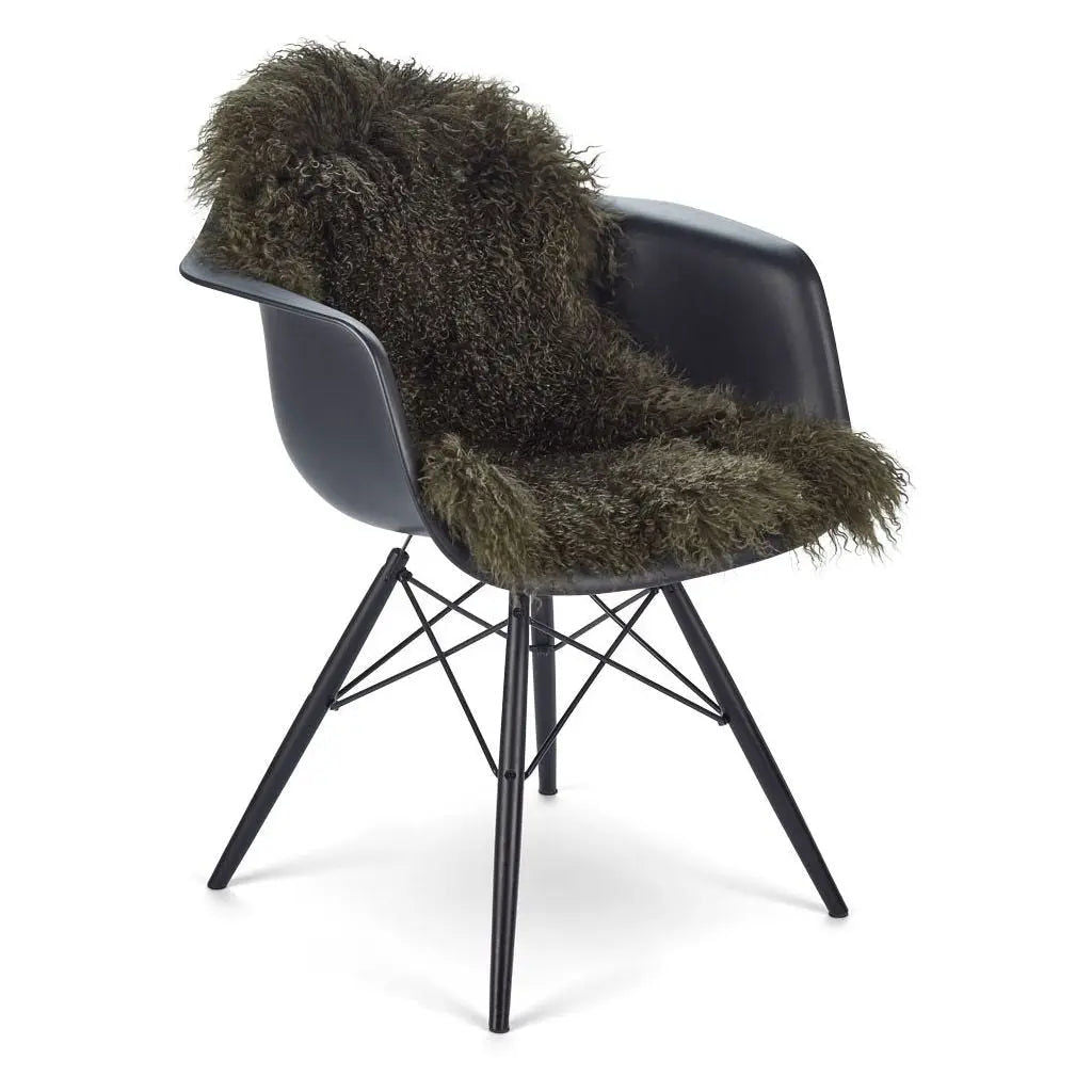NC Interior Tibetan Sheepskin Long curly fringe