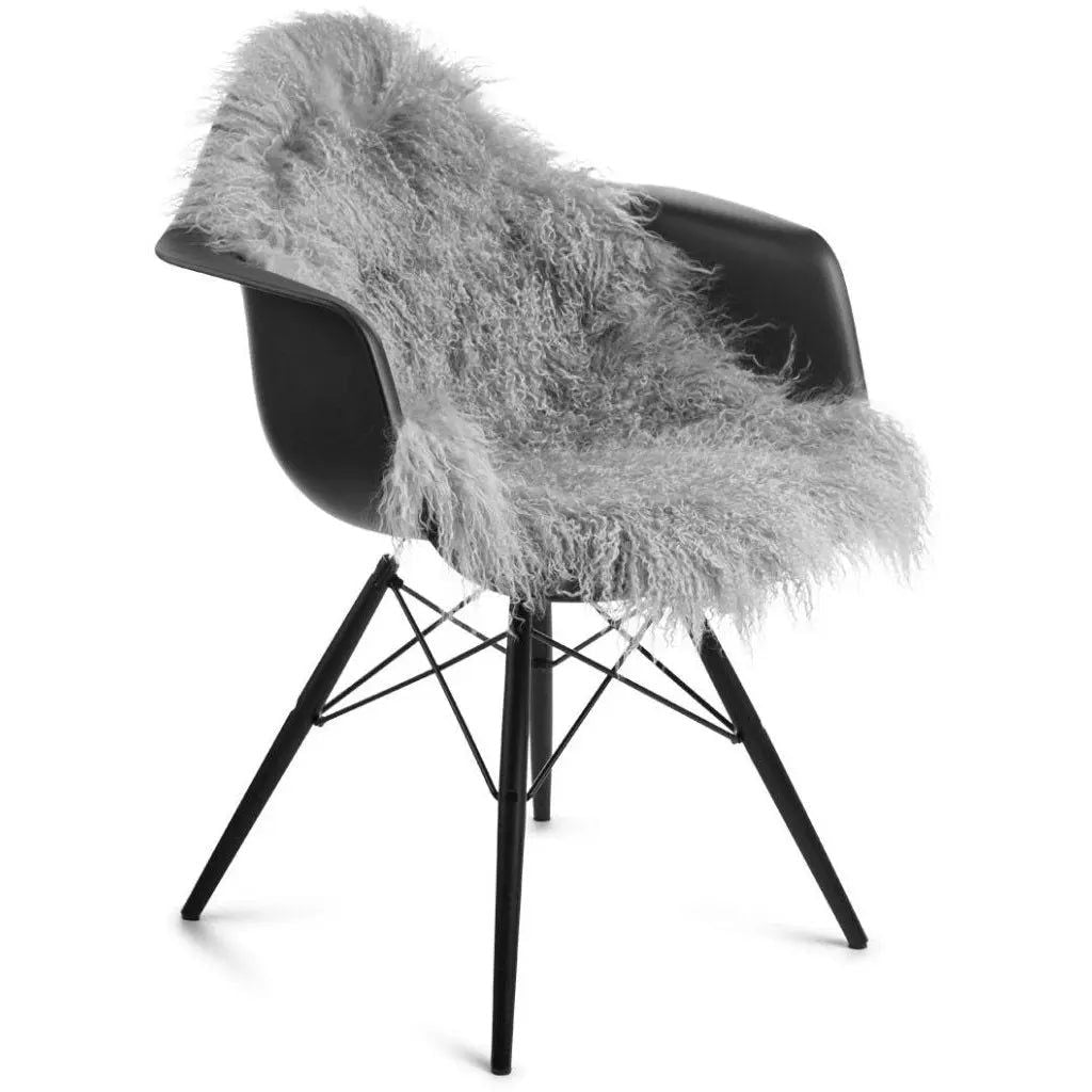 NC Interior Tibetan Sheepskin Long curly fringe