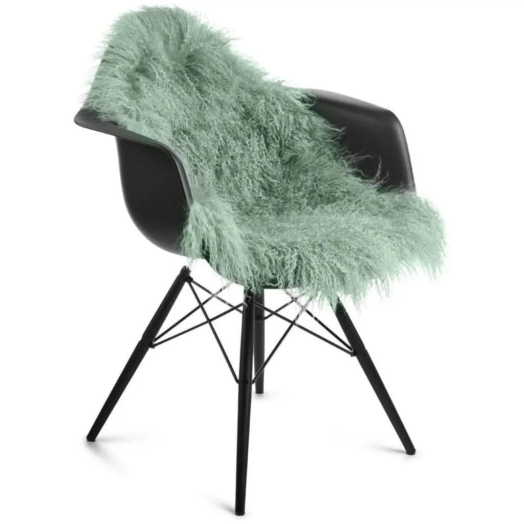 NC Interior Tibetan Sheepskin Long curly fringe