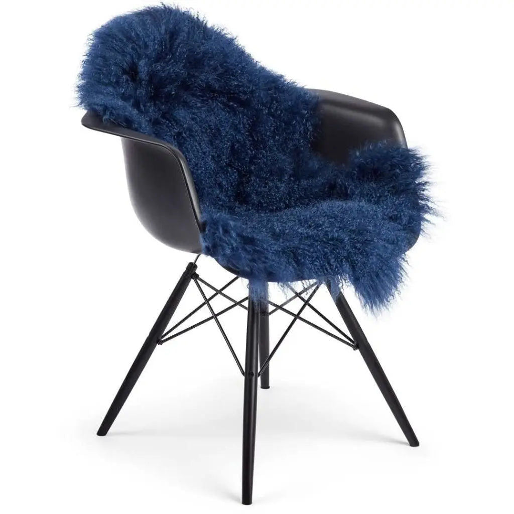 NC Interior Tibetan Sheepskin Long curly fringe