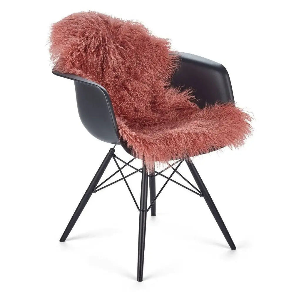 NC Interior Tibetan Sheepskin Long curly fringe