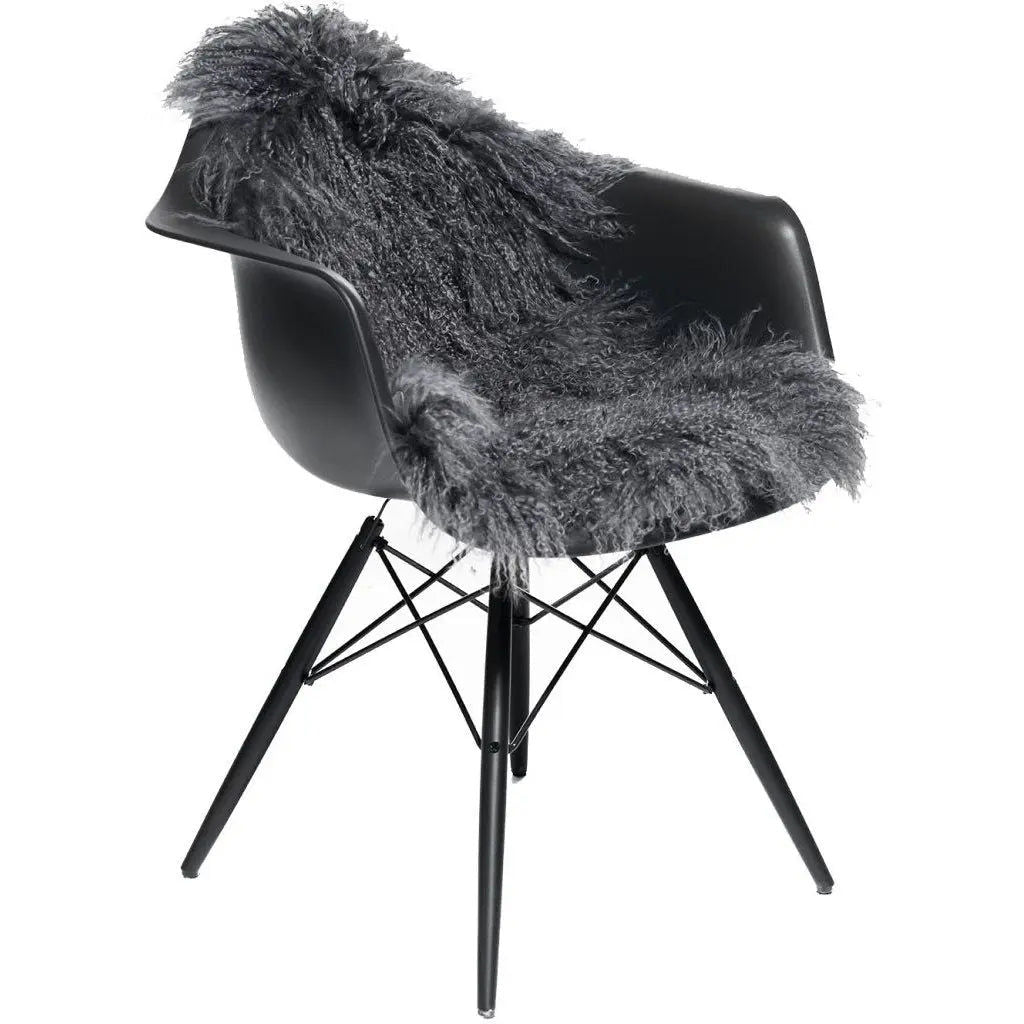 NC Interior Tibetan Sheepskin Long curly fringe