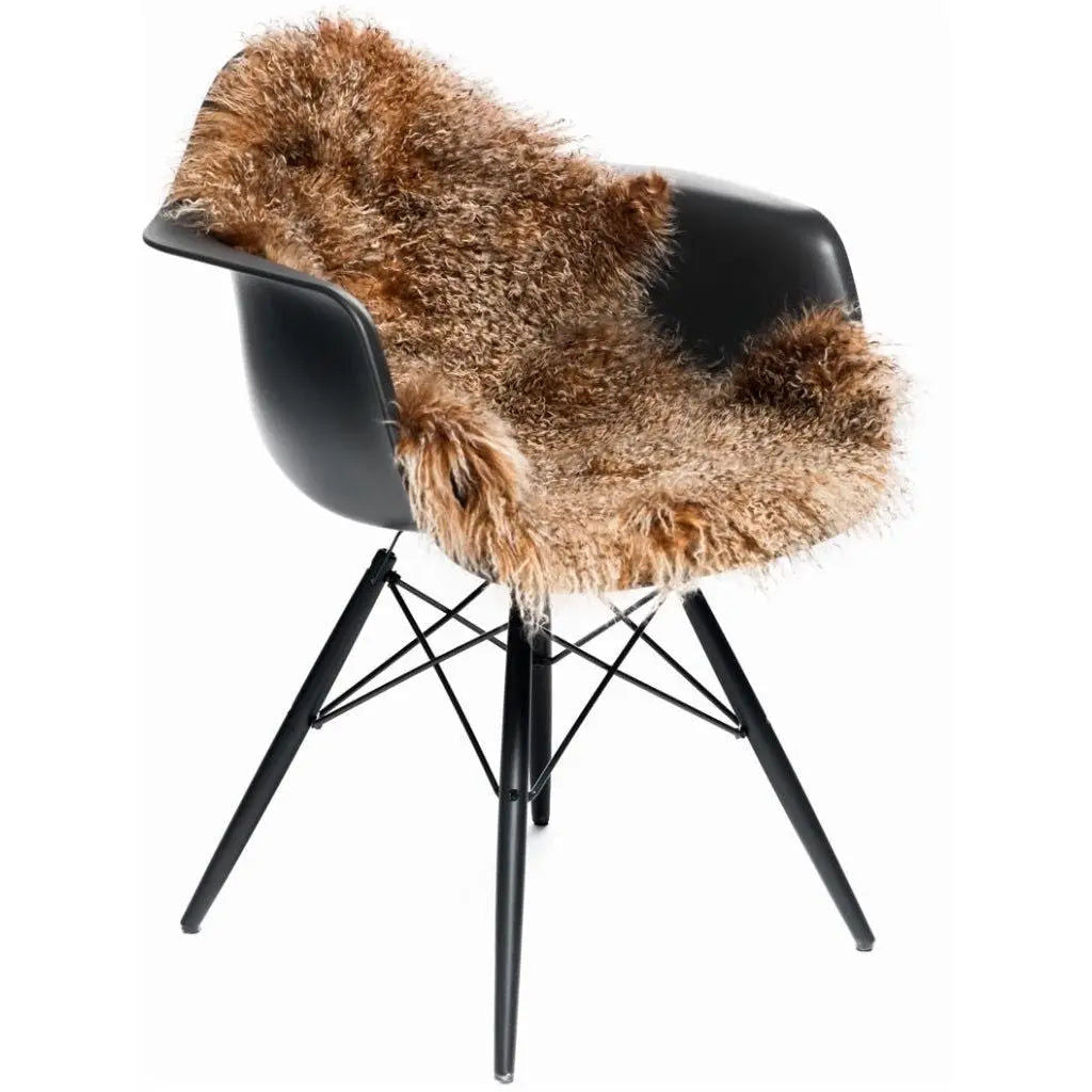 NC Interior Tibetan Sheepskin Long curly fringe