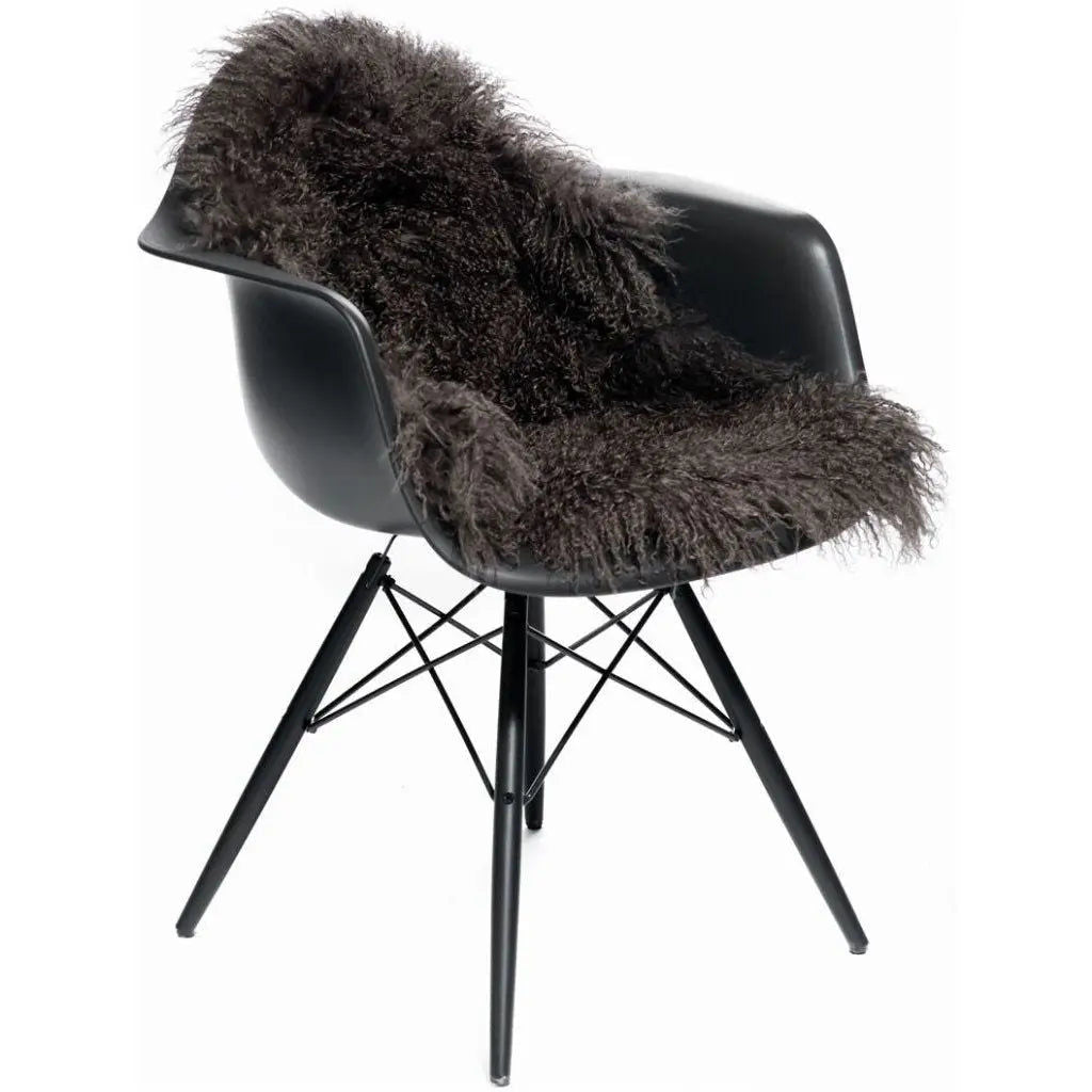 NC Interior Tibetan Sheepskin Long curly fringe