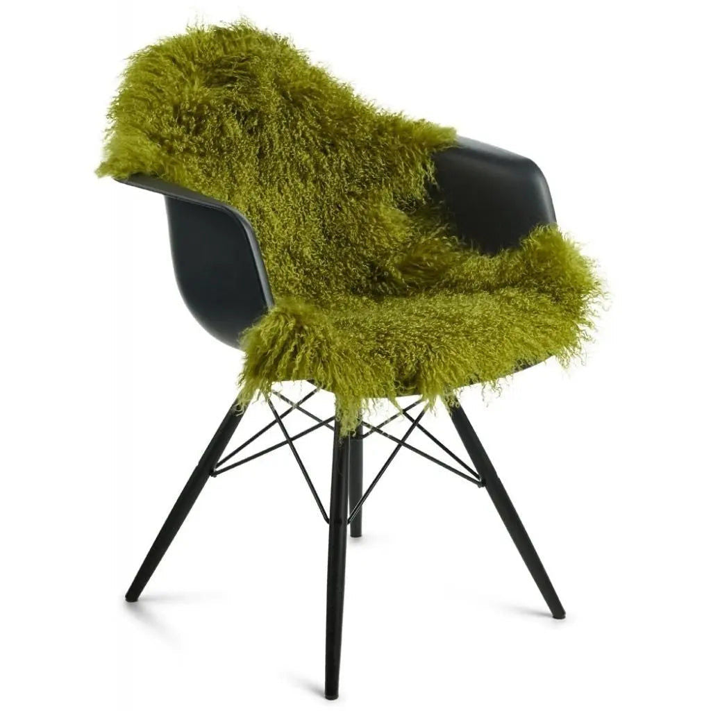 NC Interior Tibetan Sheepskin Long curly fringe