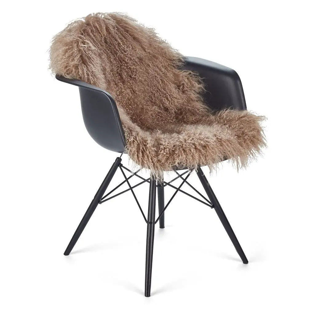 NC Interior Tibetan Sheepskin Long curly fringe