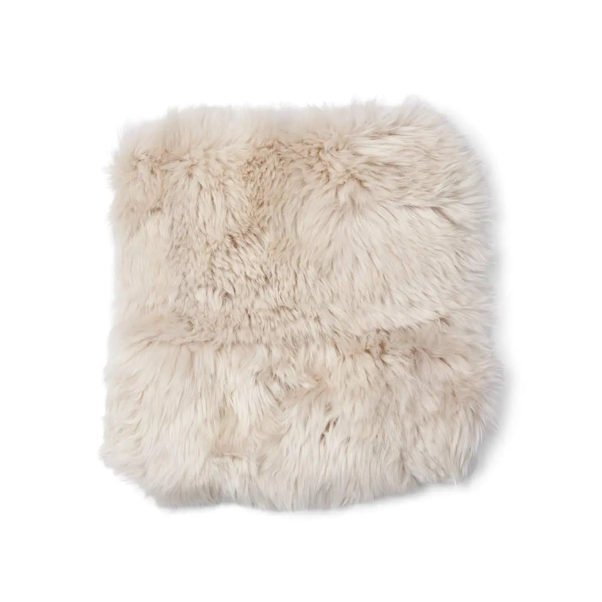 NC | Interior Seat cushion made of leftover sheepskin | 35x35 cm | Long-haired