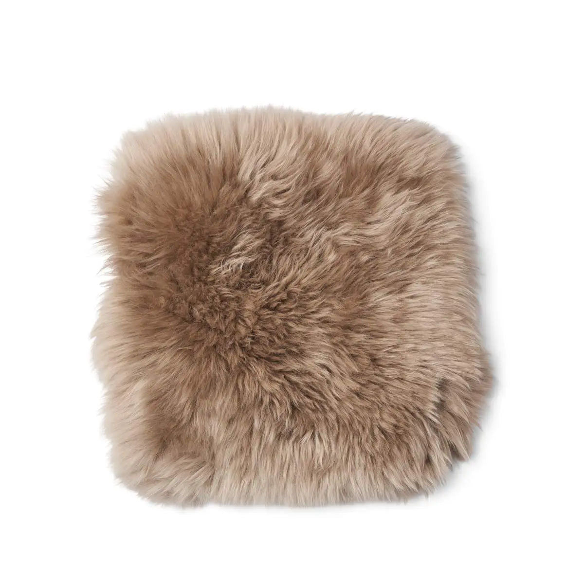 NC | Interior Seat cushion made of leftover sheepskin | 35x35 cm | Long-haired