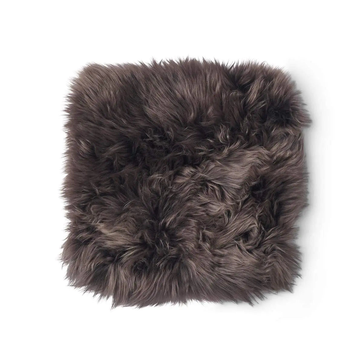 NC | Interior Seat cushion made of leftover sheepskin | 35x35 cm | Long-haired