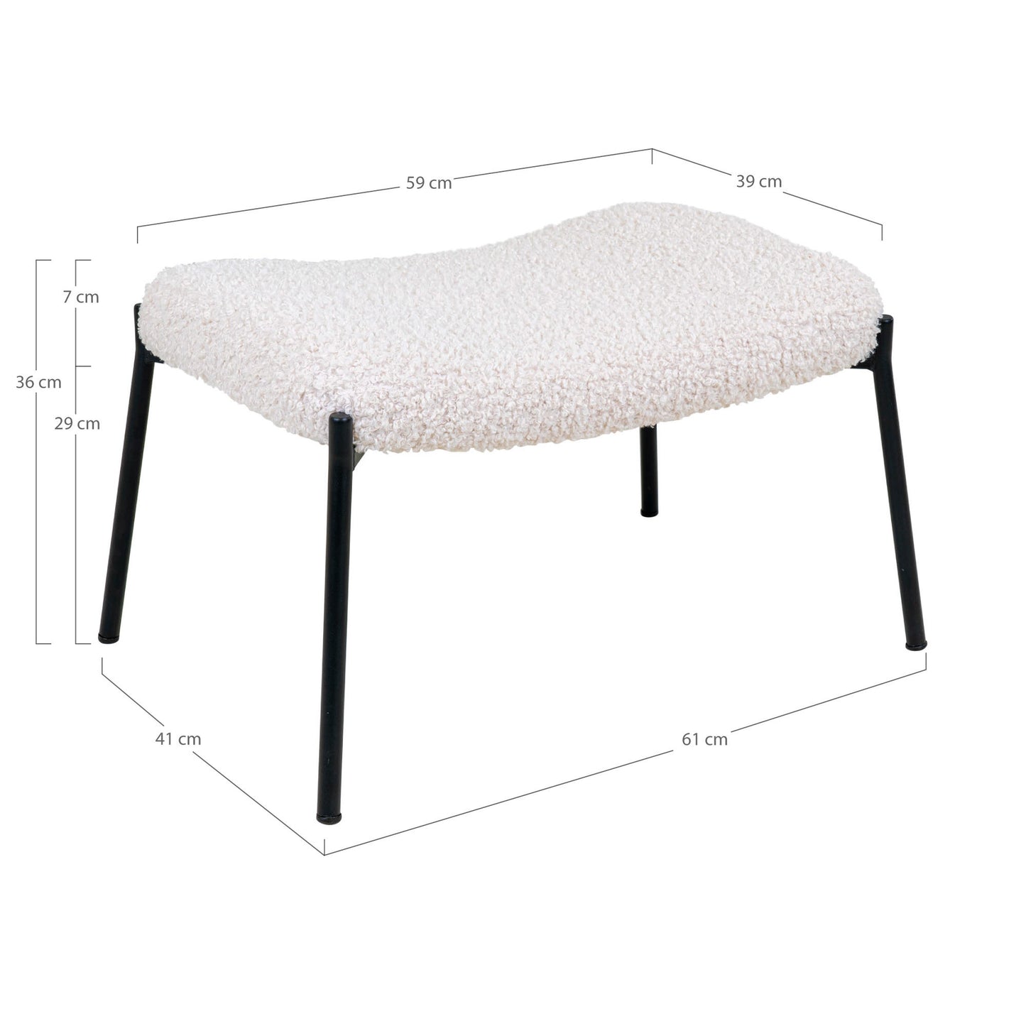 House Nordic Footstool Glasgow