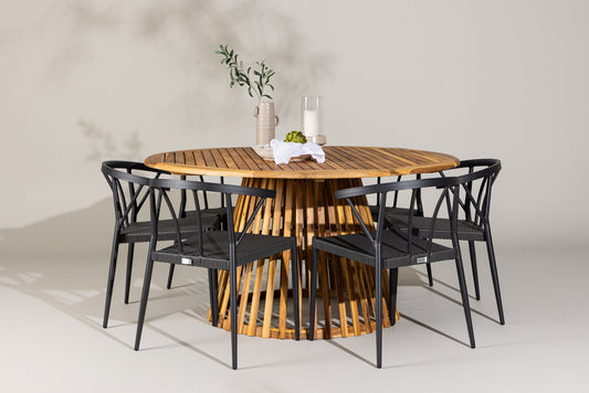 Venture Home Tucumán Tucumán with 6 Stina Chairs