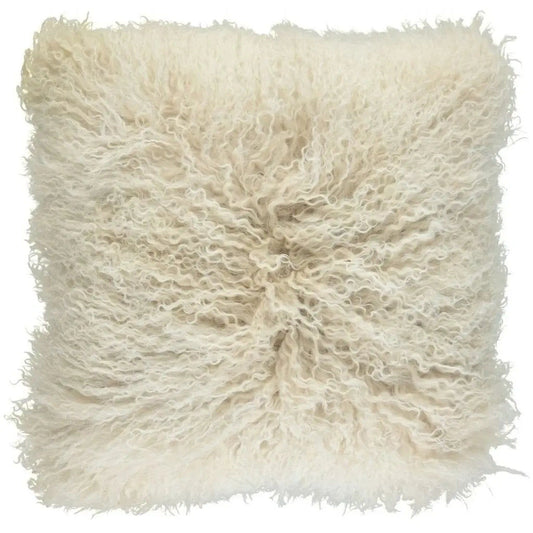 NC | Interior Pillow | 40x40 cm | Tibetan Sheepskin | Double sided