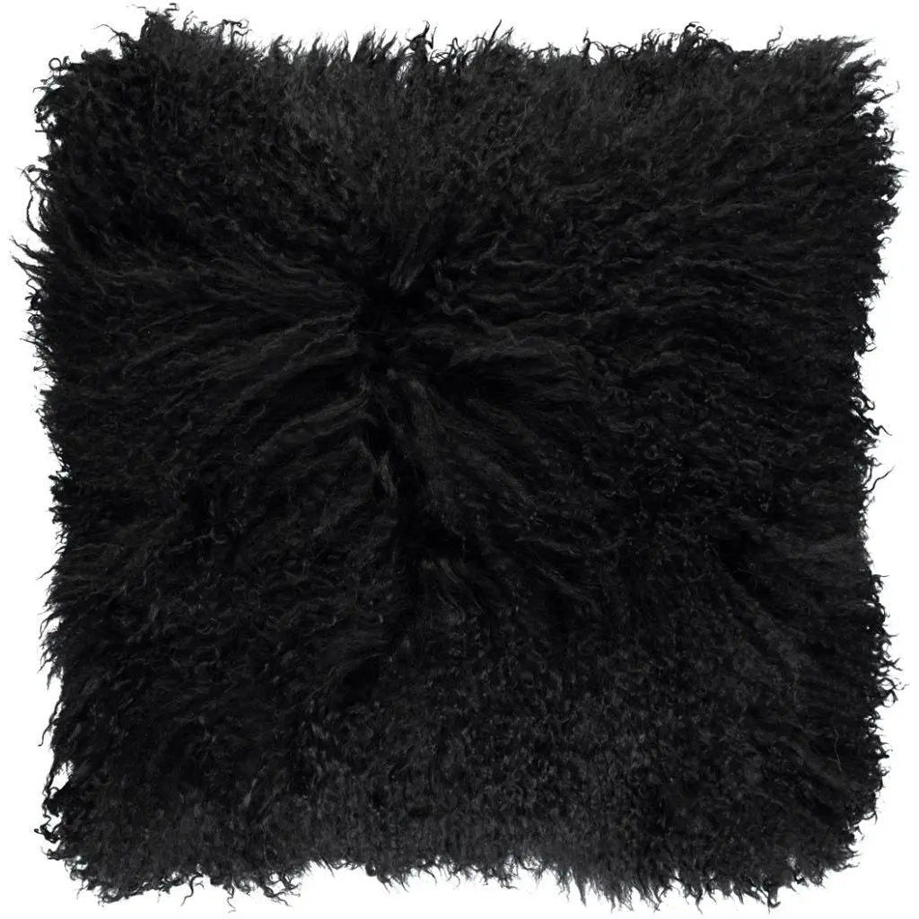 NC | Interior Pillow | 40x40 cm | Tibetan Sheepskin | Double sided