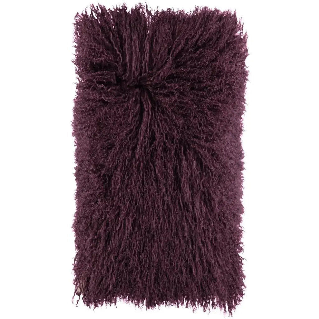 NC | Interior Sheepskin cushion | 28x56 cm | Tibetan sheepskin