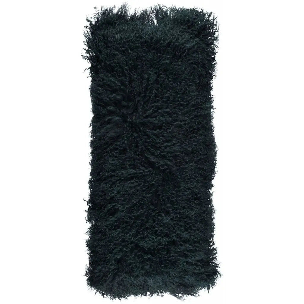 NC | Interior Sheepskin cushion | 28x56 cm | Tibetan sheepskin