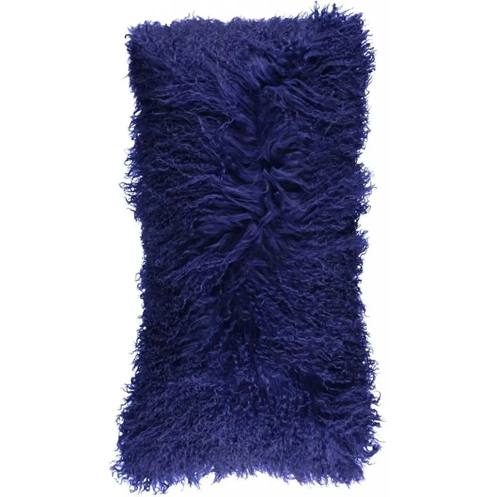 NC | Interior Sheepskin cushion | 28x56 cm | Tibetan sheepskin