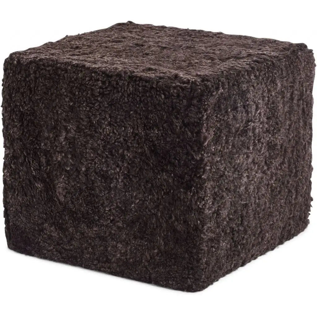 NC Interior Pouffe Sheepskin New Zealand