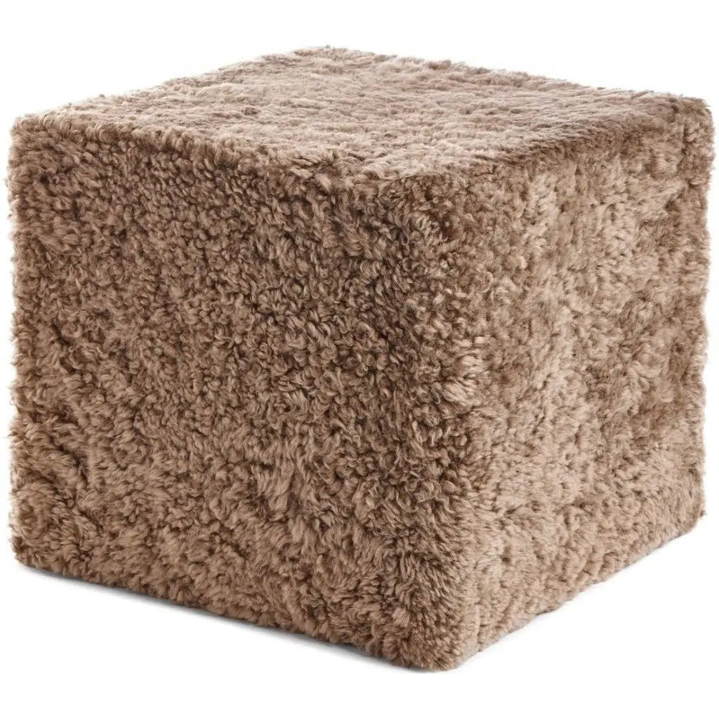 NC Interior Pouffe Sheepskin New Zealand