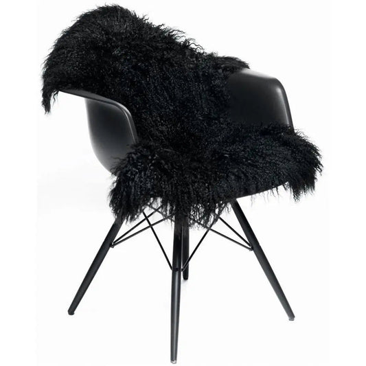 NC Interior Tibetan Sheepskin Long curly fringe