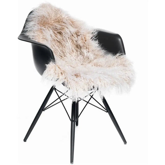 NC Interior Tibetan Sheepskin Long curly fringe