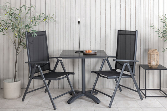 Venture Home Colorado Cafe Table with 2 Bront Chairs